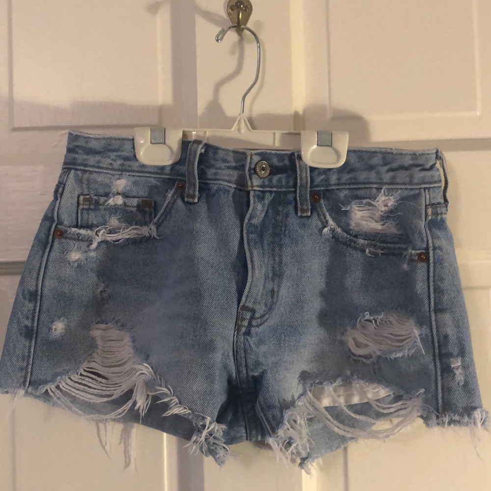 Abercrombie Low Rise Denim Shorts
